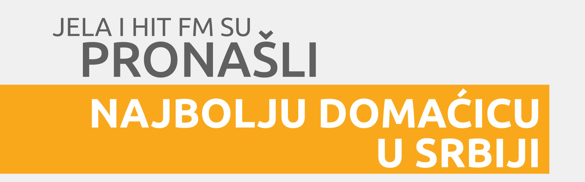 PRONAŠLI SMO NAJBOLJU DOMAĆICU SRBIJE!