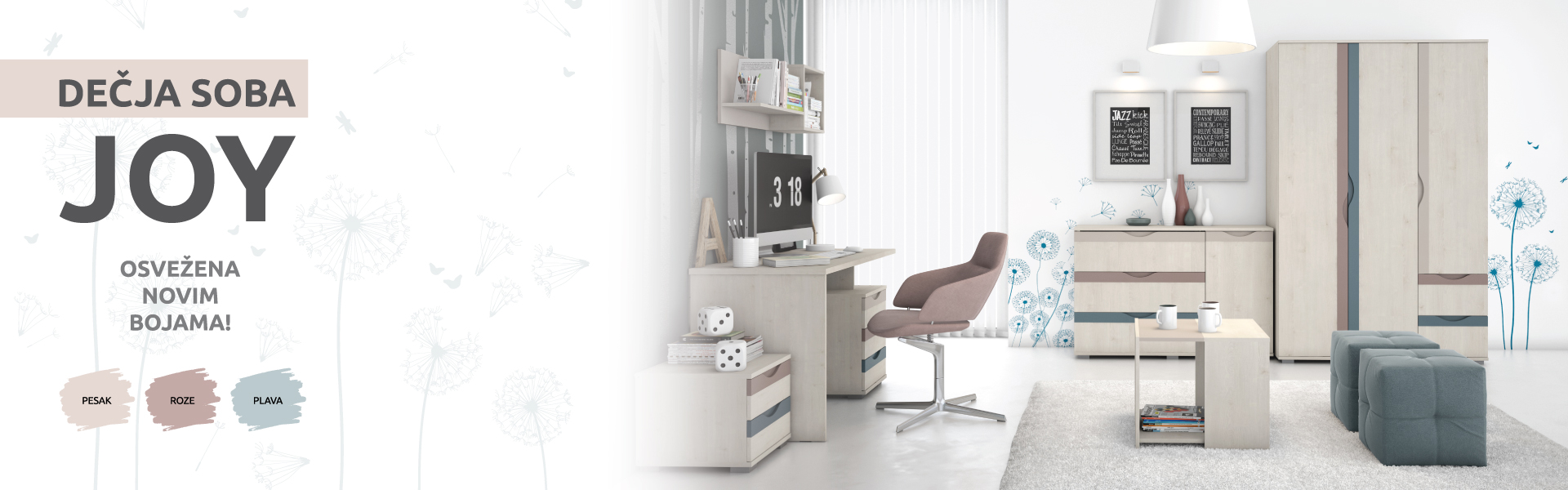 KOLEKCIJA JOY OSVEŽENA NOVIM KOLORITOM RUČICA