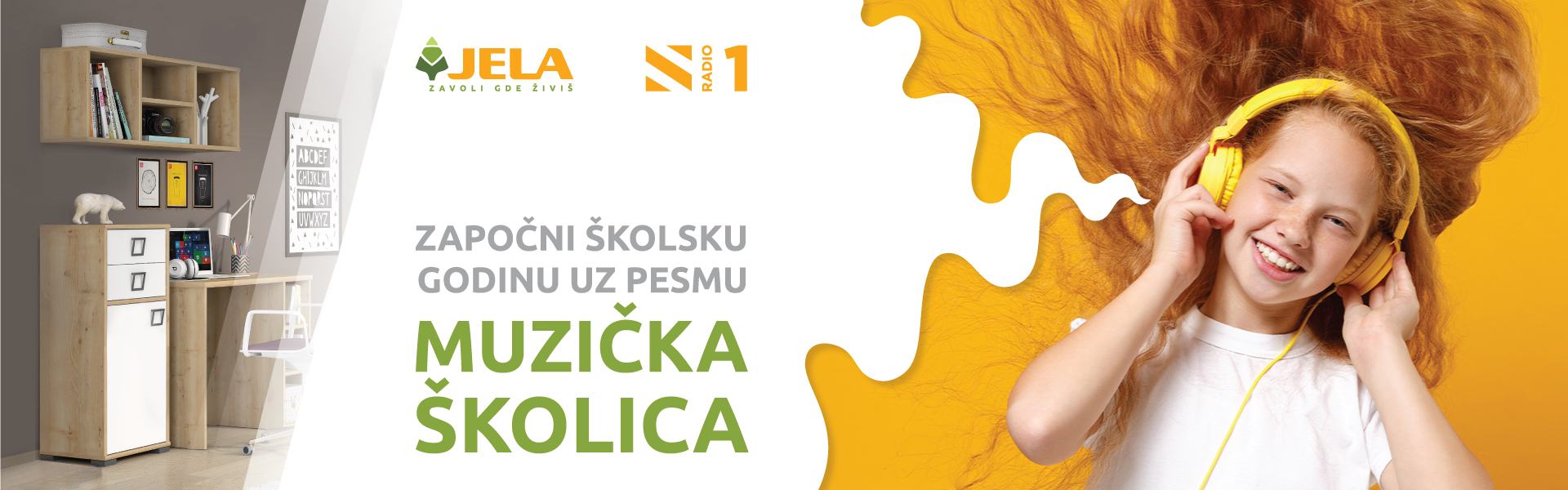 ZAPOČNI ŠKOLSKU GODINU UZ PESMU 
sa Jelom na Radiju S u kvizu 