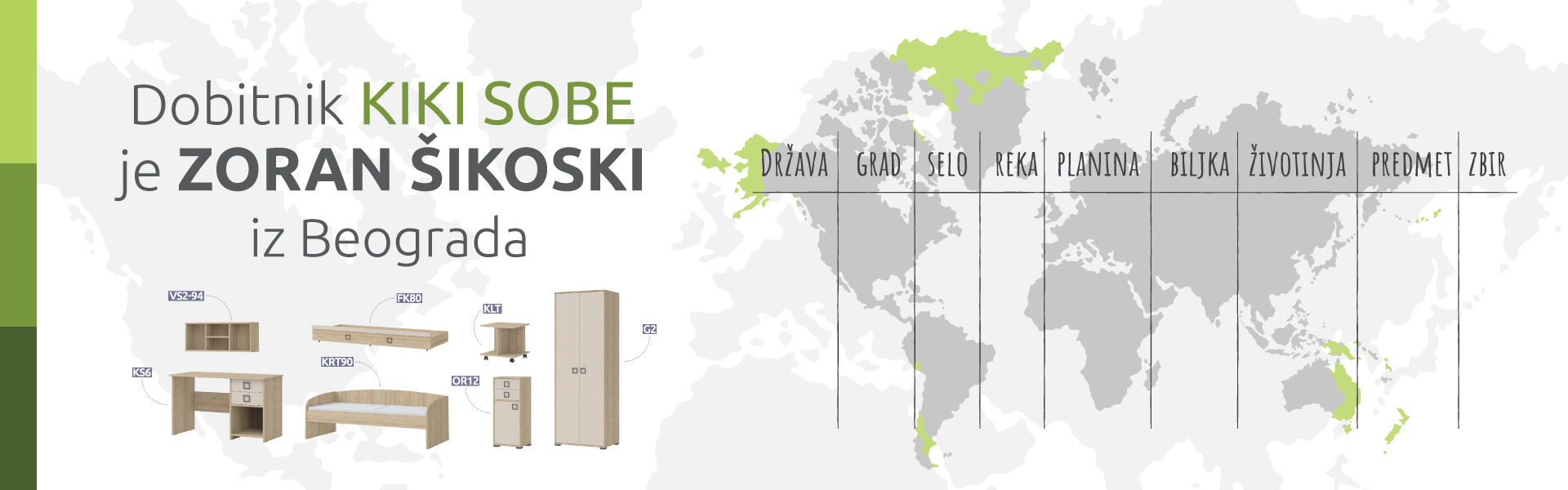 KIKI SOBA USKORO U DOMU PORODICE ŠIKOSKI